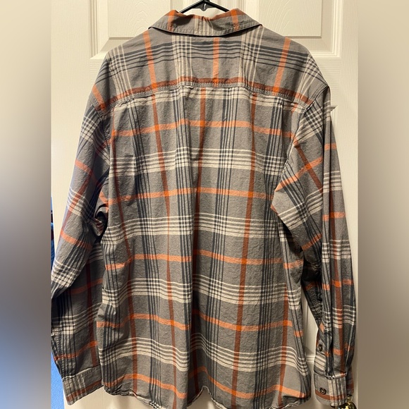 Carhartt Rugged Flex Men’s 2XL Plaid Button Down Work Shirt Relaxed Fit - Picture 6 of 6